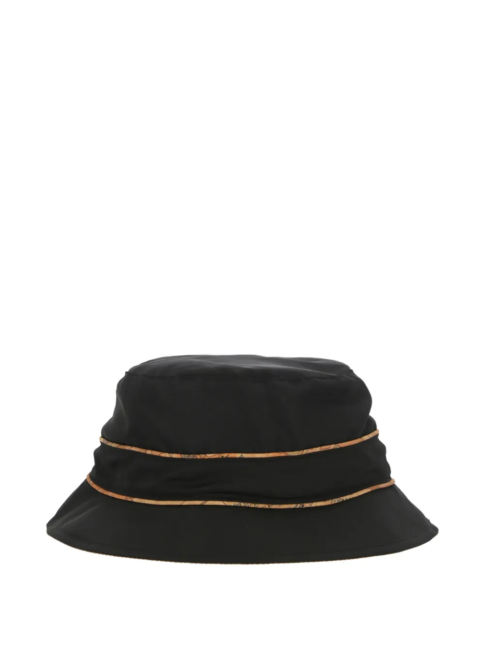 ALVIERO MARTINI 1° CLASSE print-band hat - Nero