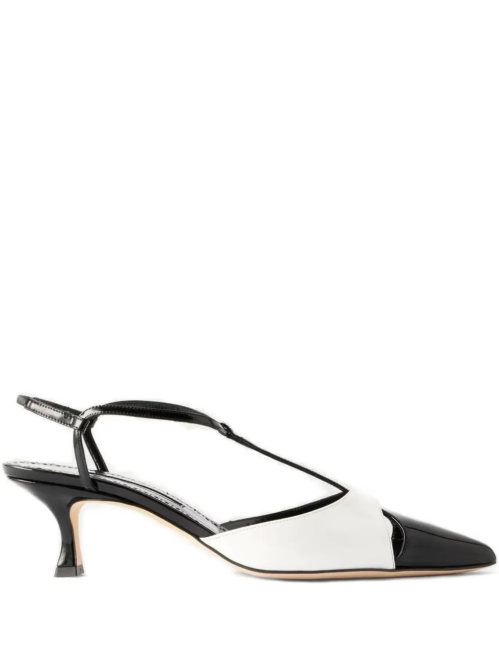 Manolo Blahnik Turgimod T-strap pointed pumps | Black | Image 1