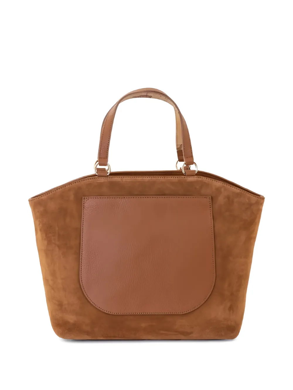 ALVIERO MARTINI 1° CLASSE Wild leren shopper met logodetail - Bruin