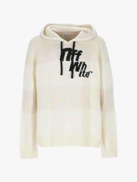 Off-White striped hoodie