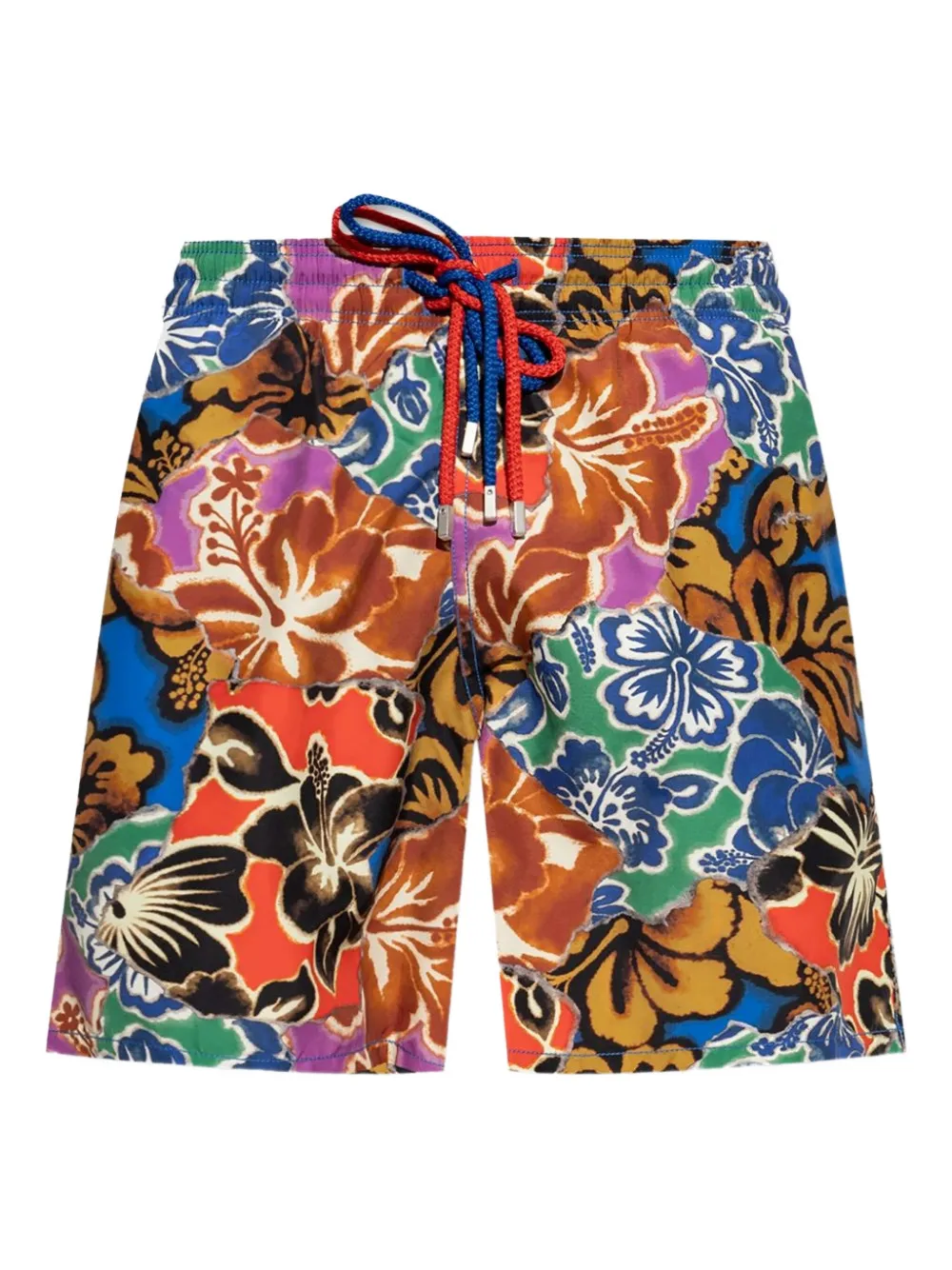 Palm Angels x Vilebrequin floral-print swim shorts - Blu