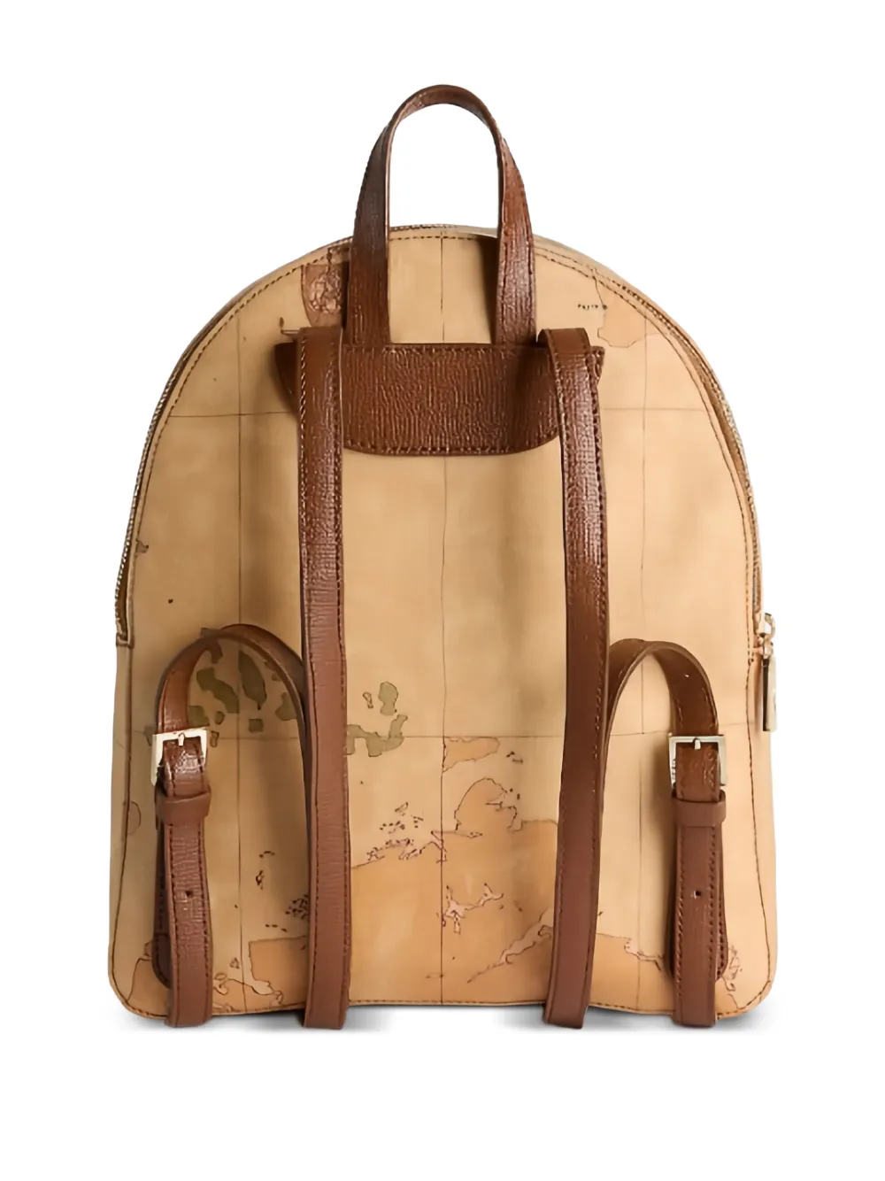 ALVIERO MARTINI 1° CLASSE mochila con hebilla y mapa estampado | Image 2