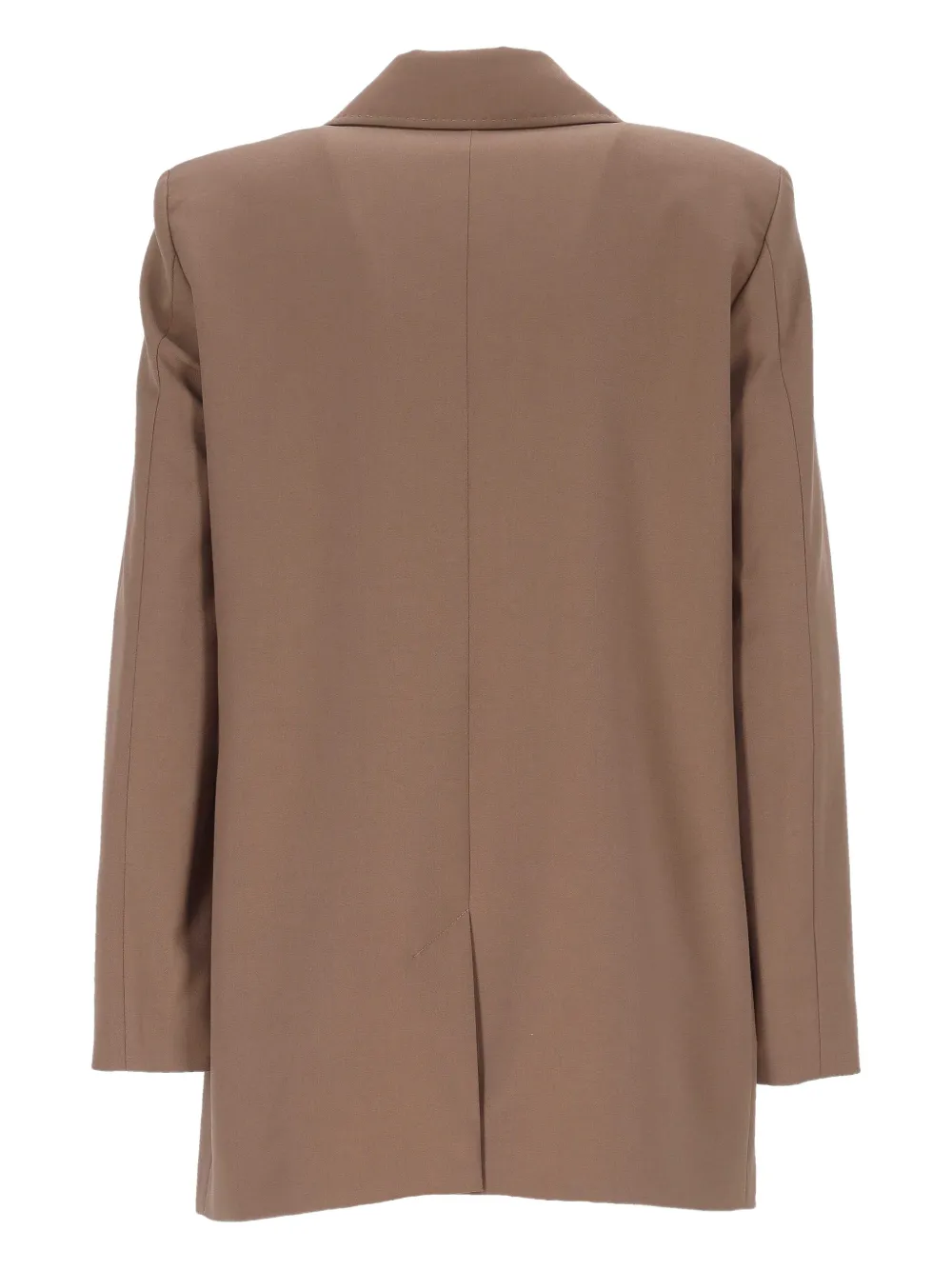 Marella Button Blazer In Brown