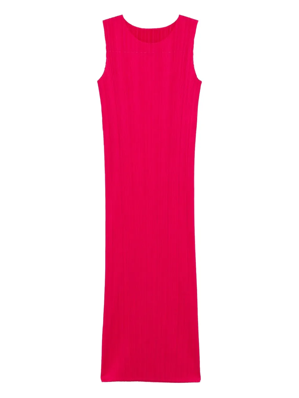 Pleats Please Issey Miyake pleated sleeveless dress - Rosa