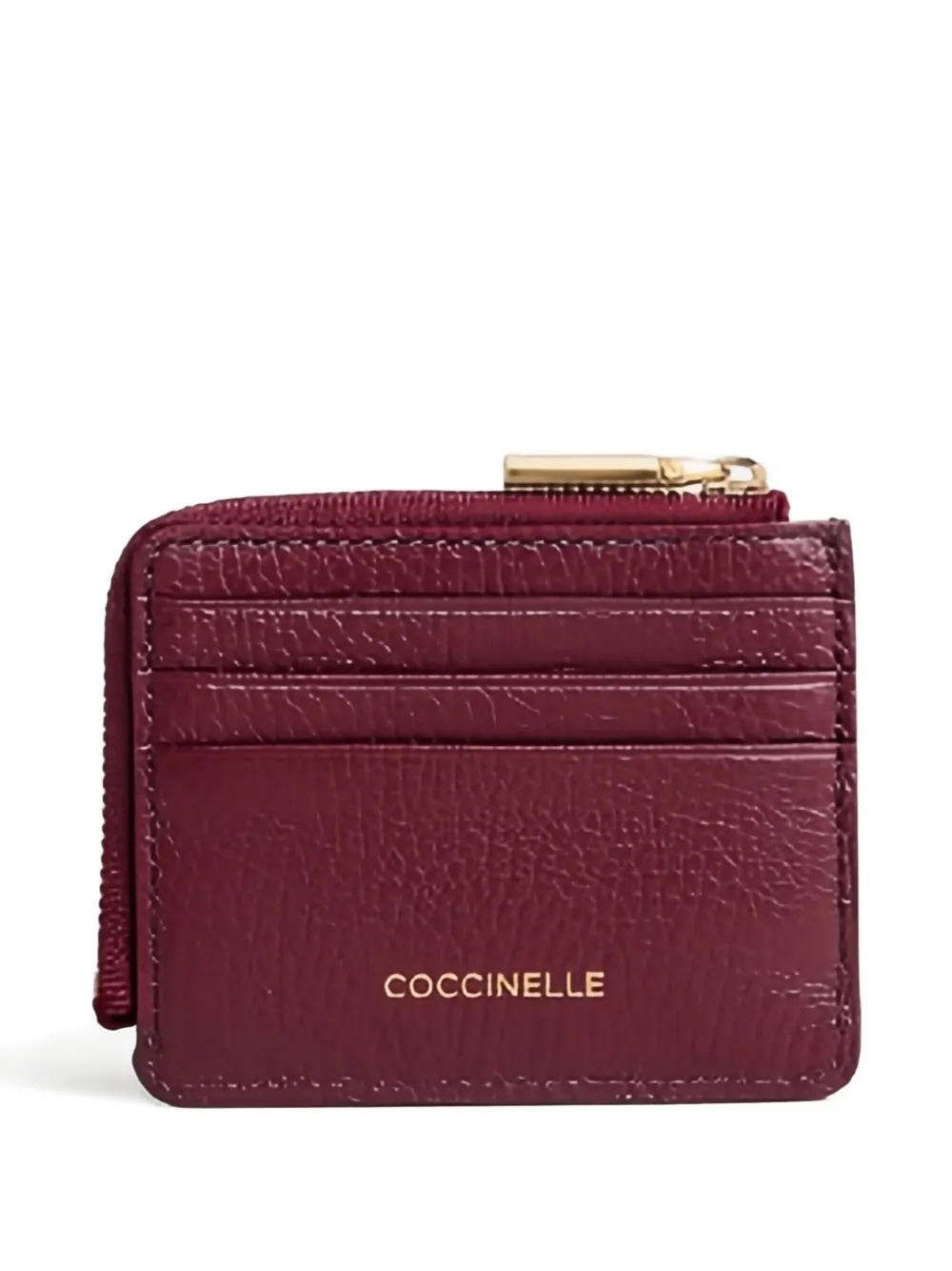 Coccinelle Leren portemonnee met omslag - Rood