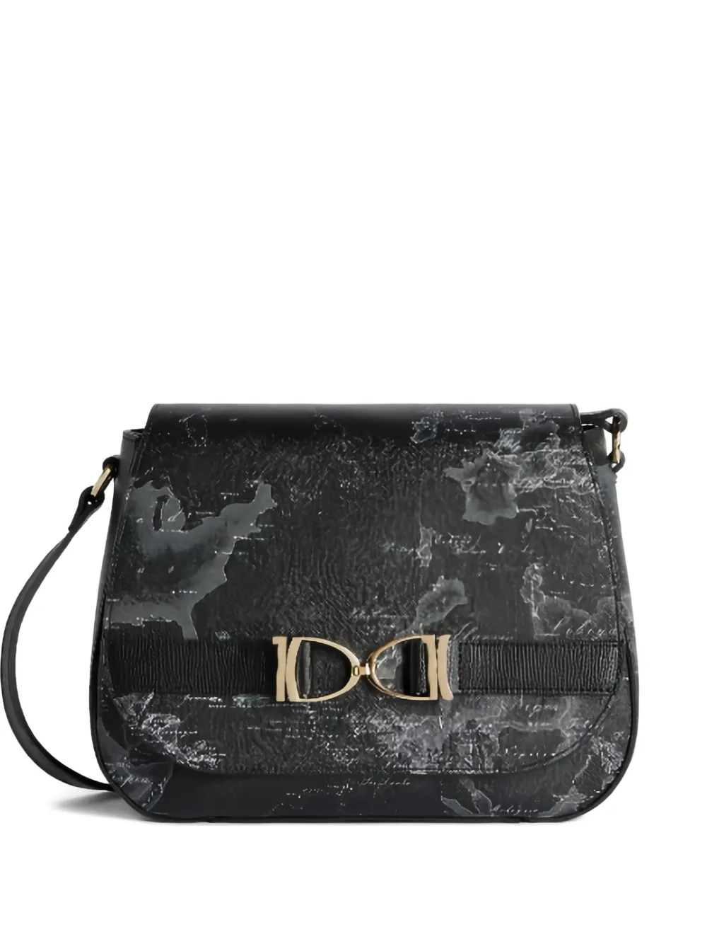 ALVIERO MARTINI 1° CLASSE Folk Geo crossbody bag - Nero