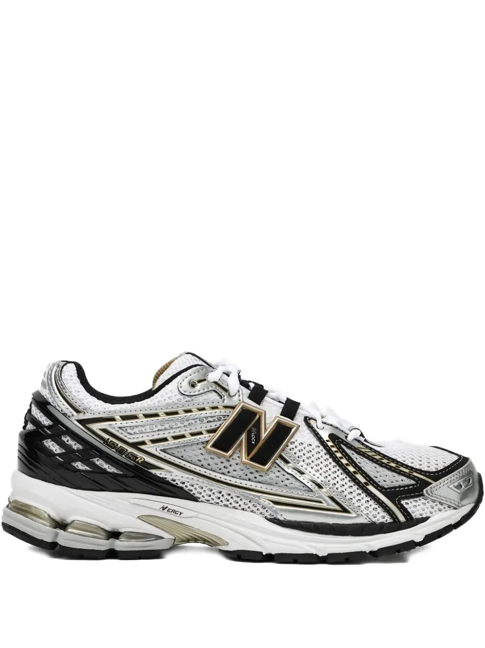 New Balance logo-patch sneakers - Bianco