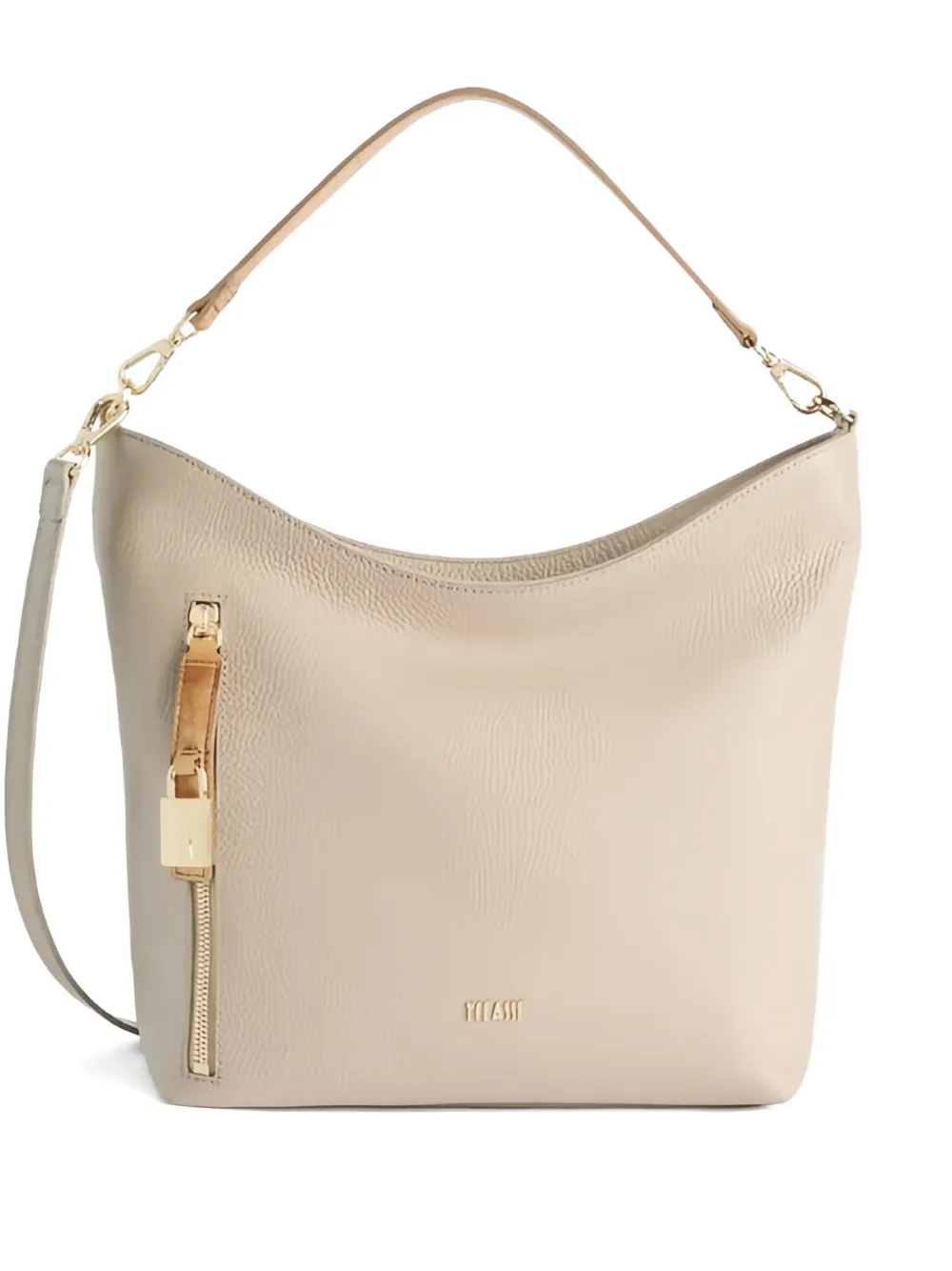 ALVIERO MARTINI 1° CLASSE zip-detail shoulder bag - Toni neutri