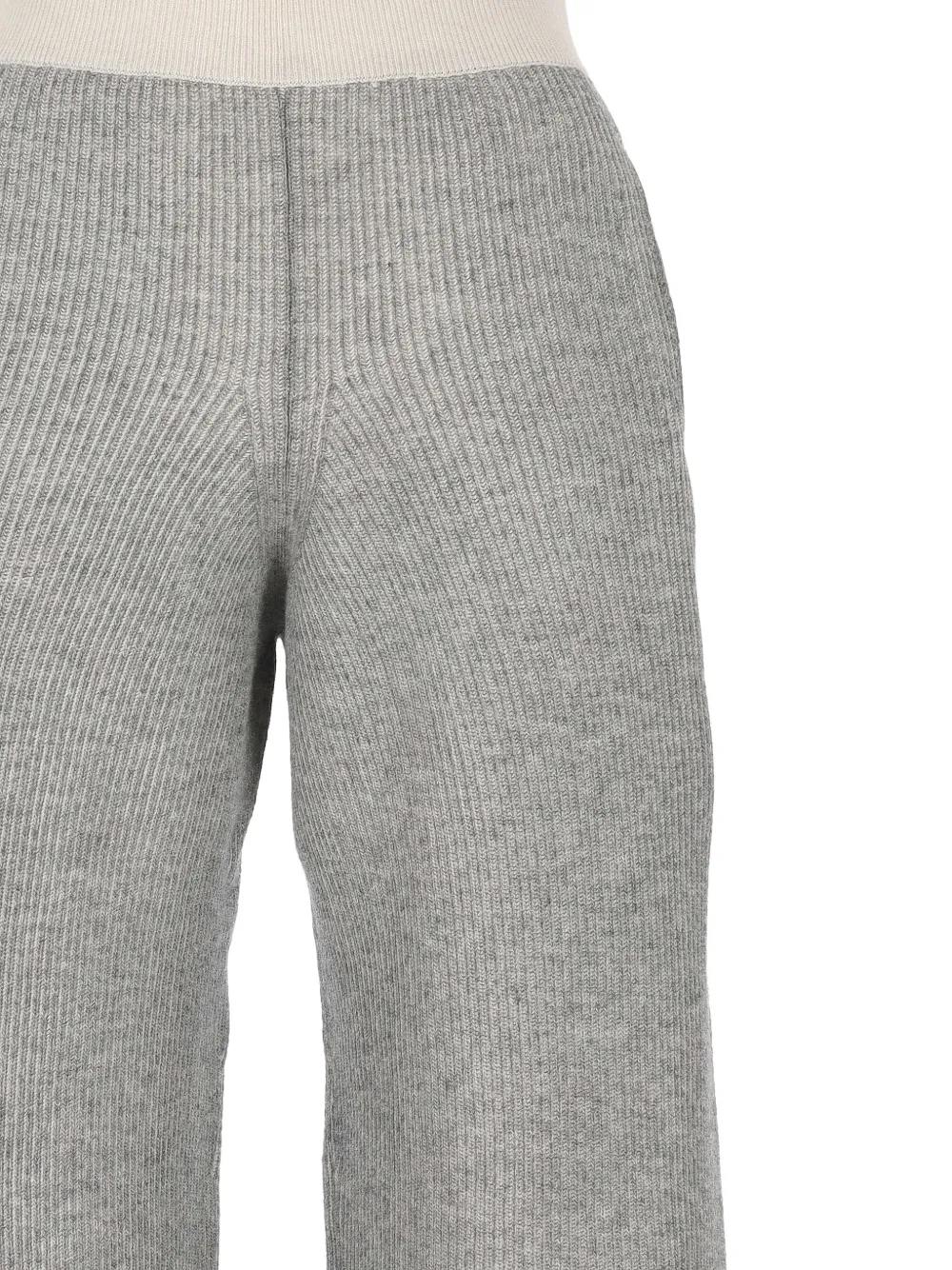  Lorena Antoniazzi Ribbed Trousers - Grey 