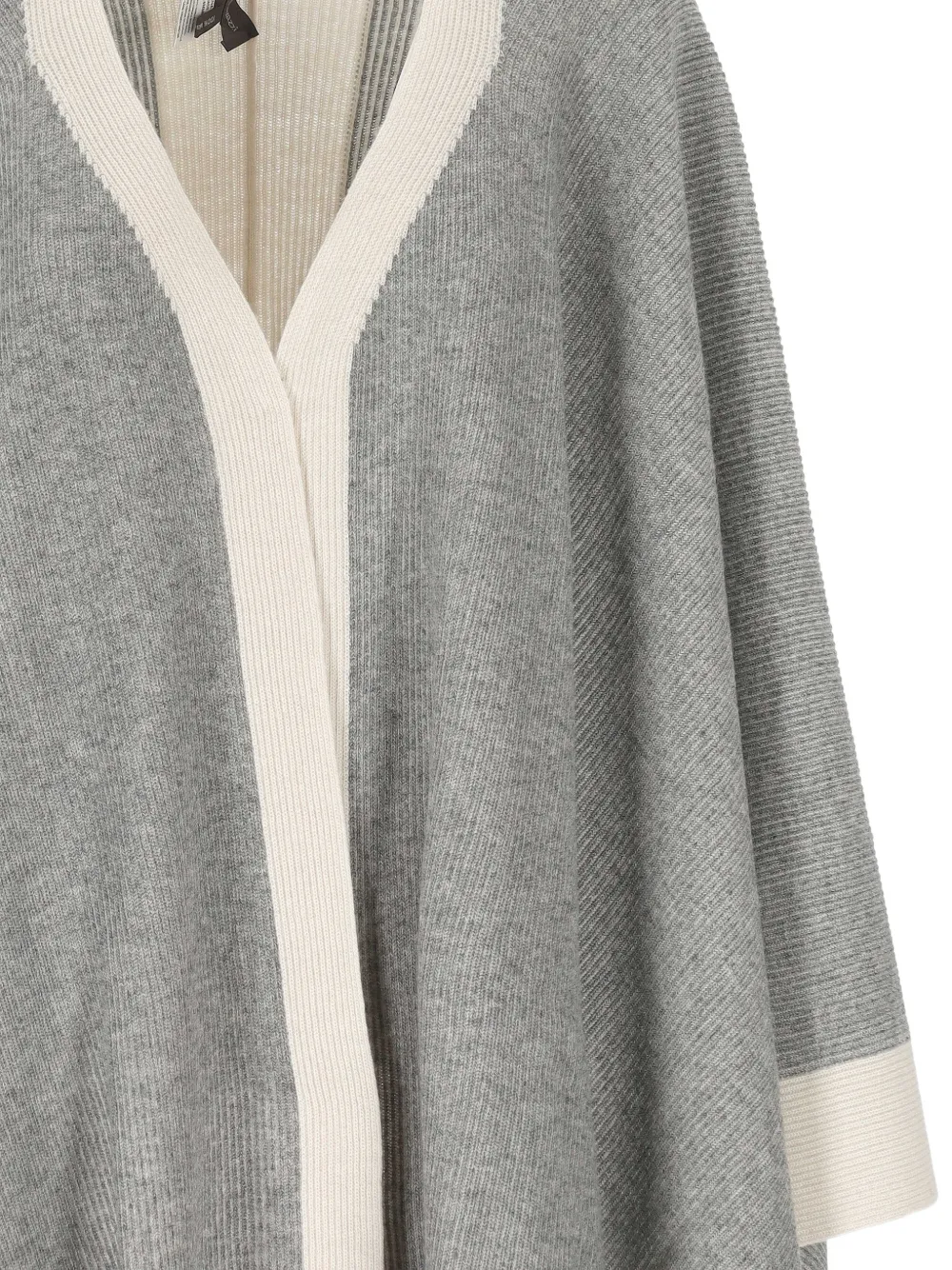 Lorena Antoniazzi V-neck colourblock caoe | Capes | Image 2