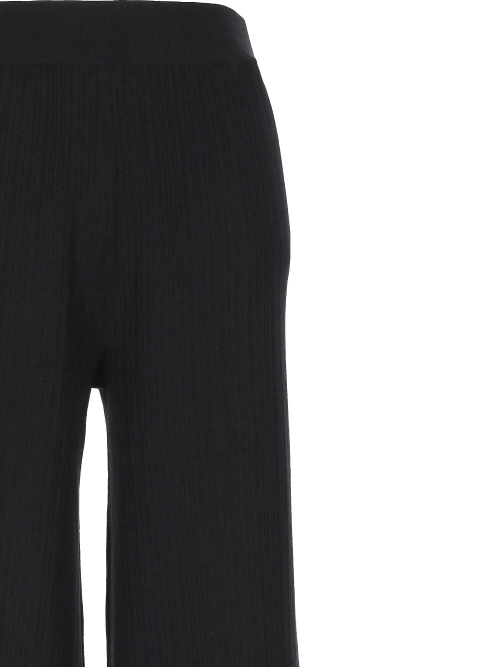  Agnona Flared Trousers - Black 