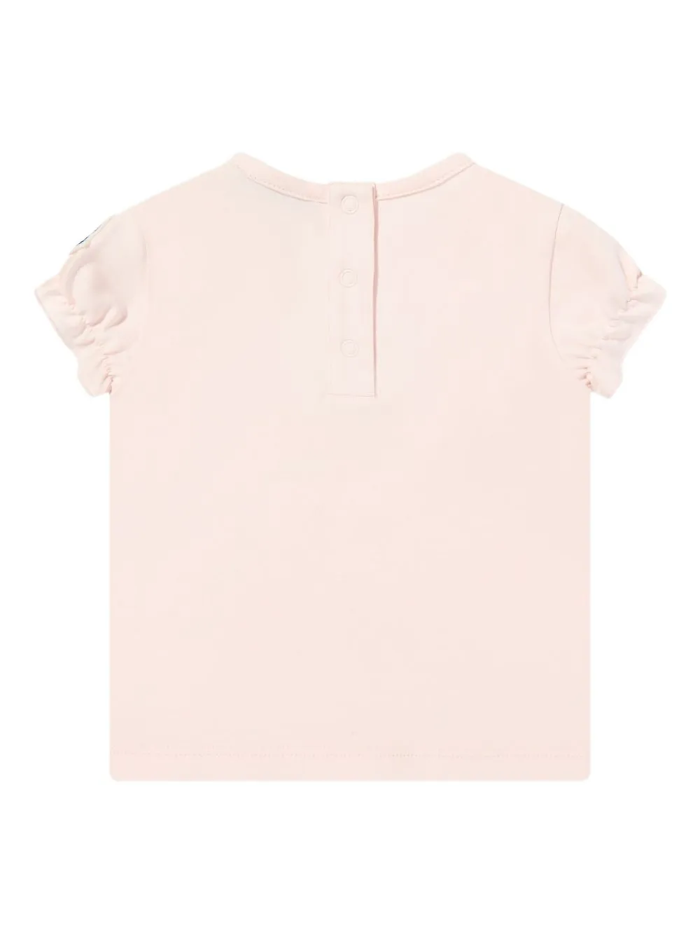Moncler Enfant T-shirt met ruches Roze
