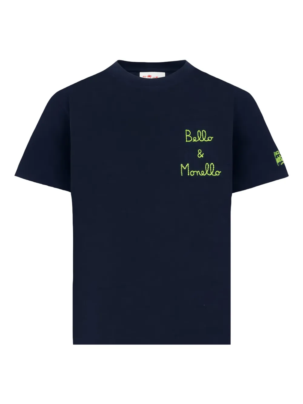 MC2 Saint Barth Kids T-shirt con ricamo - Blu