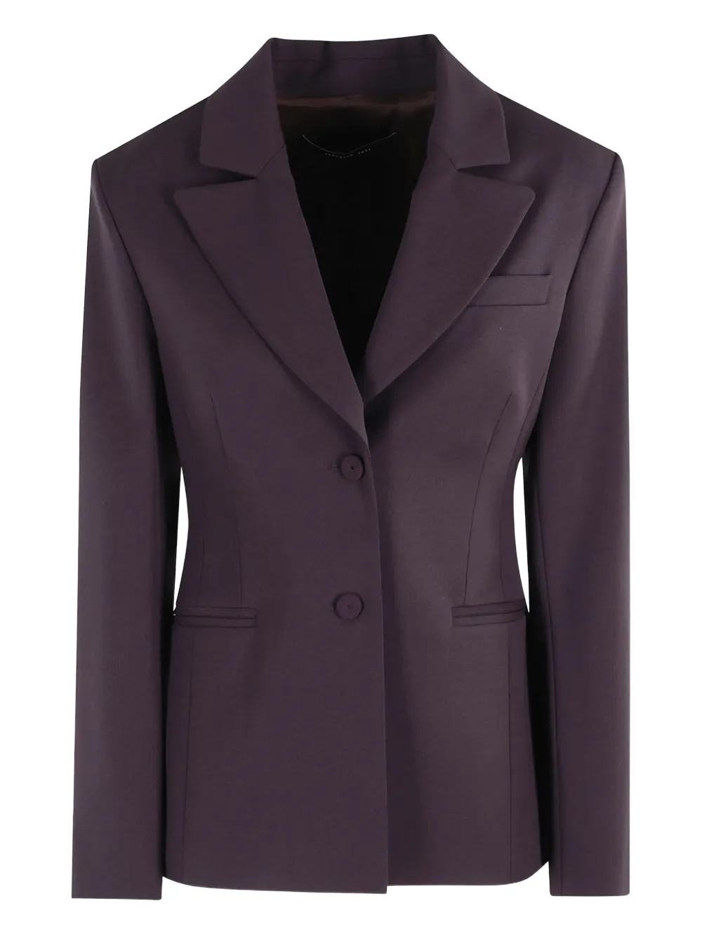 Federica Tosi Single-breasted Blazer In Purple