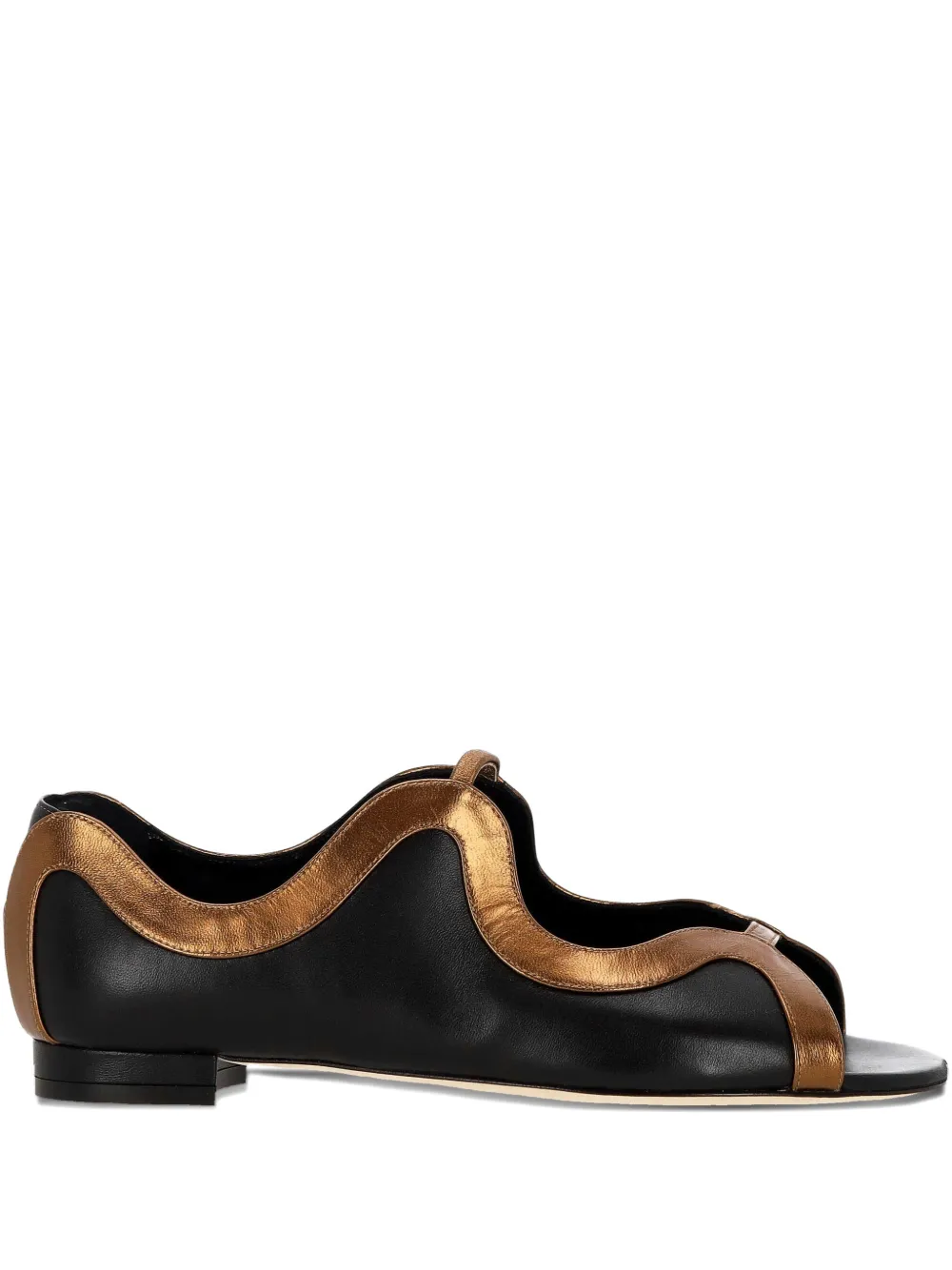Manolo Blahnik Chilkin flat sandals | negro | Image 1