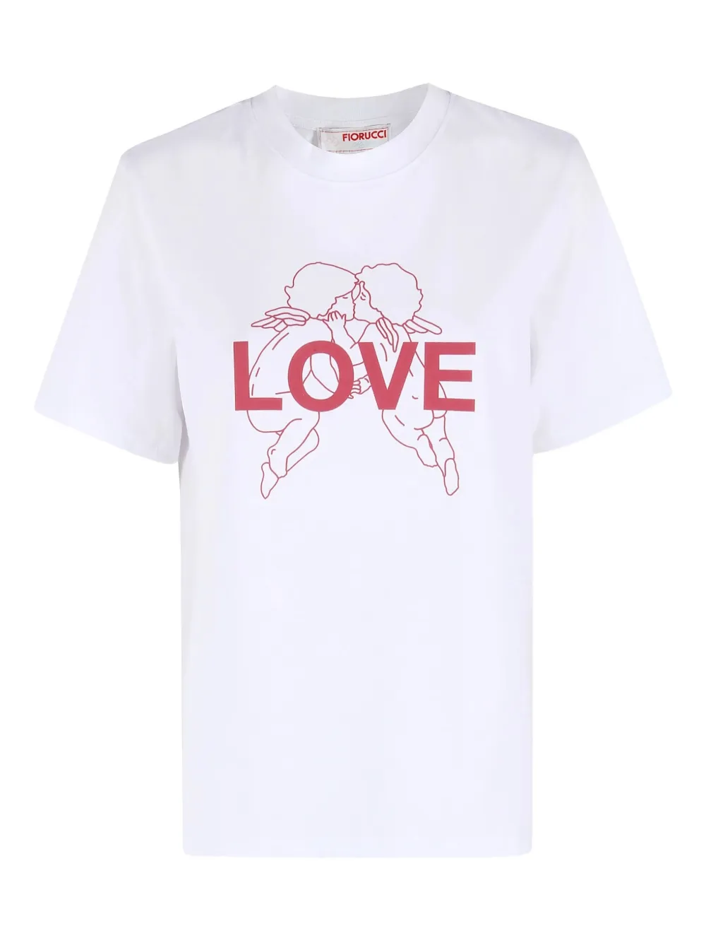 Fiorucci cupid-graphic T-shirt - Bianco