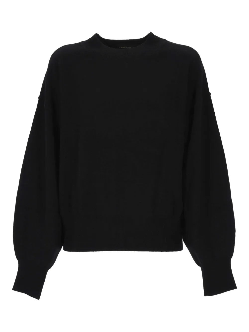 EMMA E GAIA crew-neck sweater - Nero