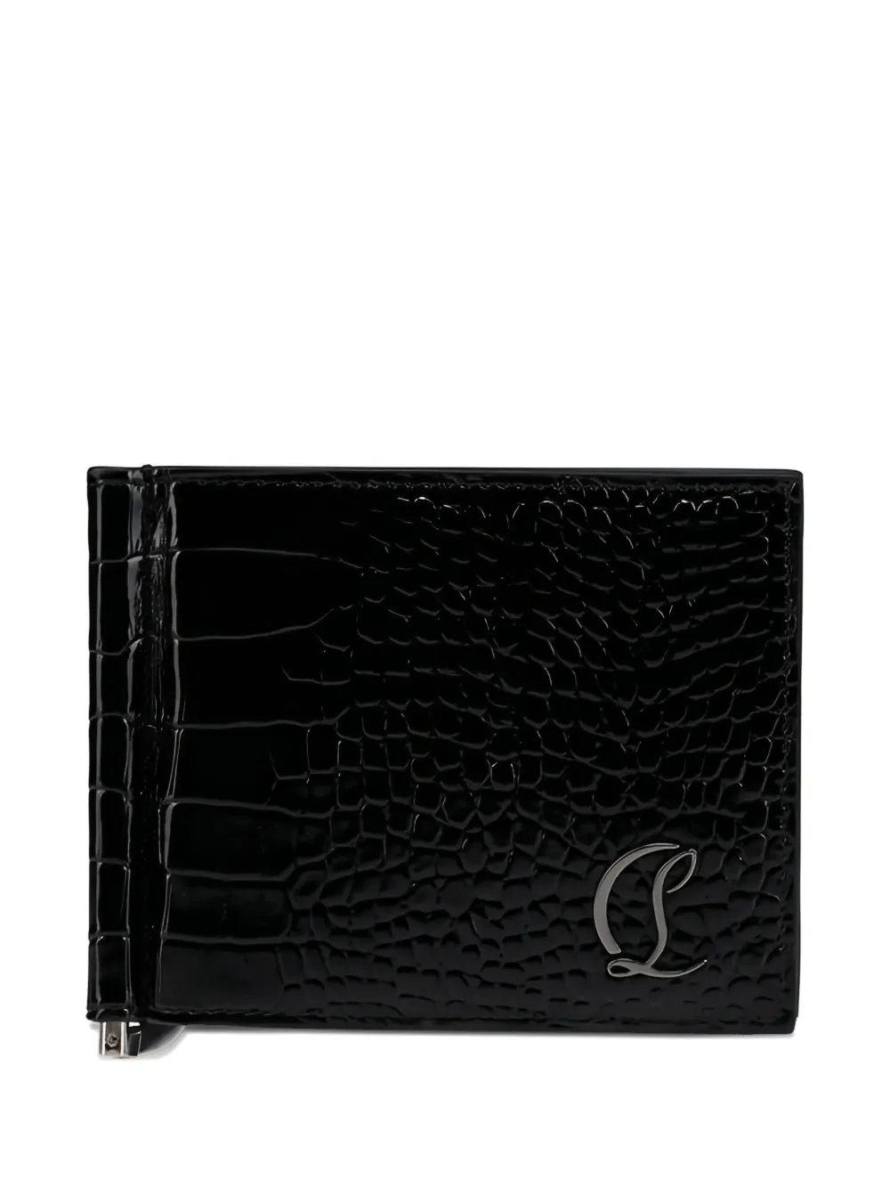 Christian Louboutin logo textured wallet | negro | Image 1