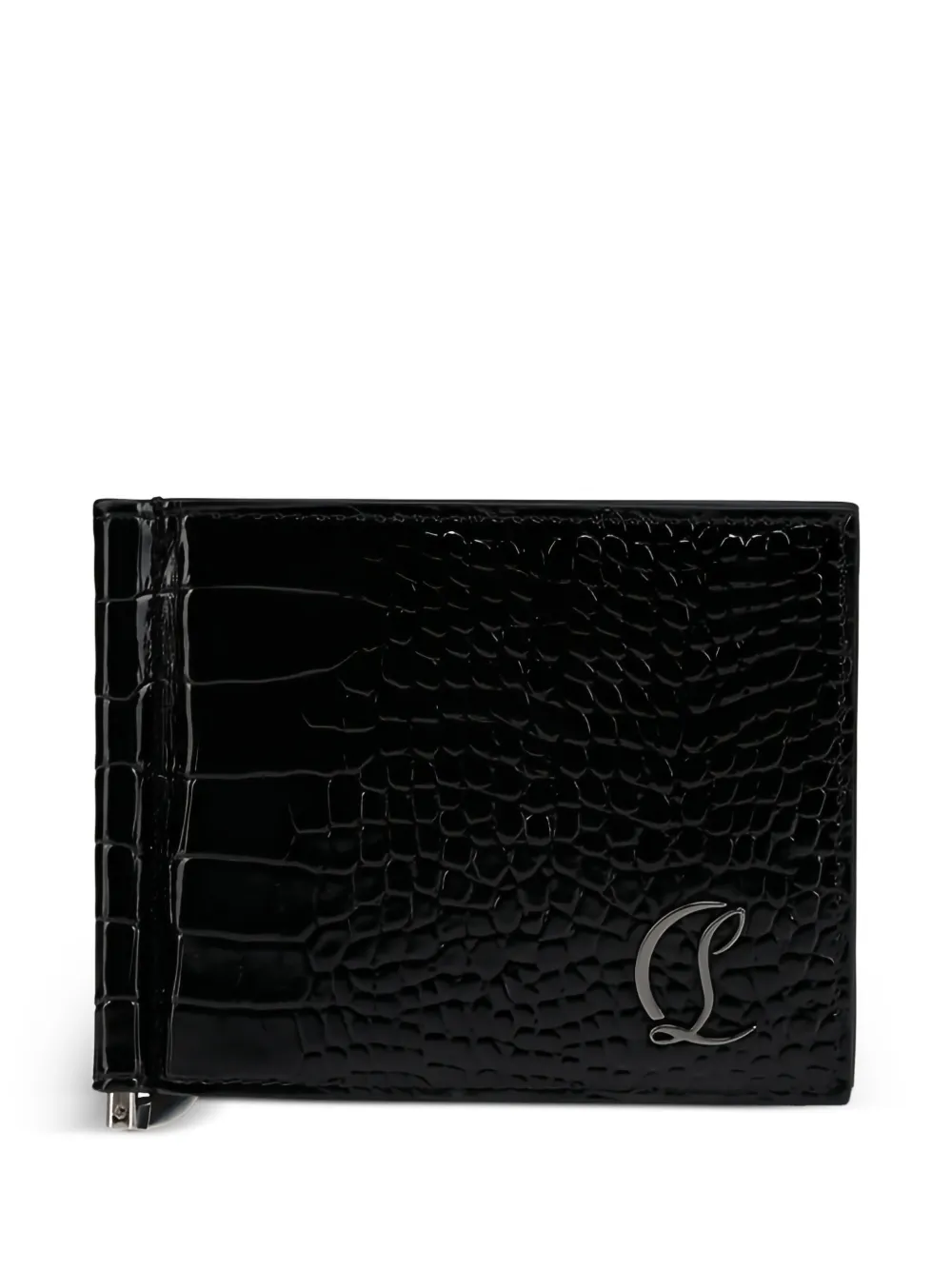 Christian Louboutin logo textured wallet | Black | Image 1