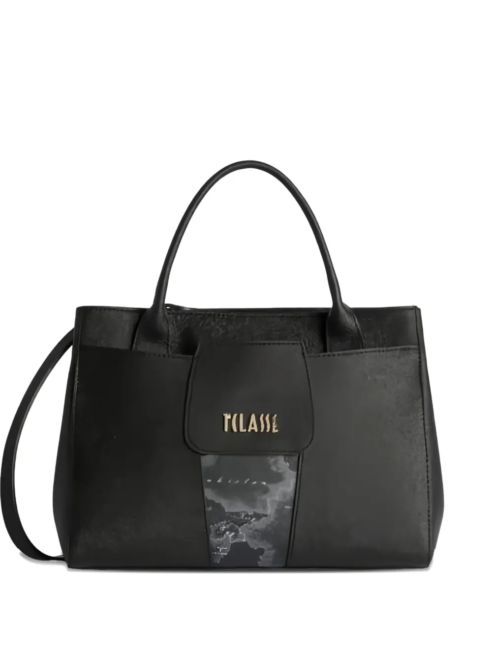 ALVIERO MARTINI 1° CLASSE logo tote bag - Nero