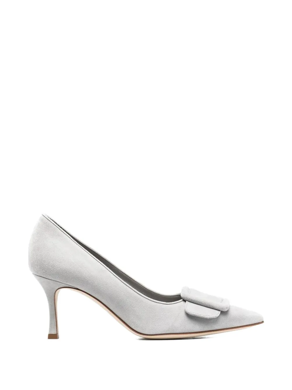 Manolo Blahnik Maysale buckle pumps Grijs
