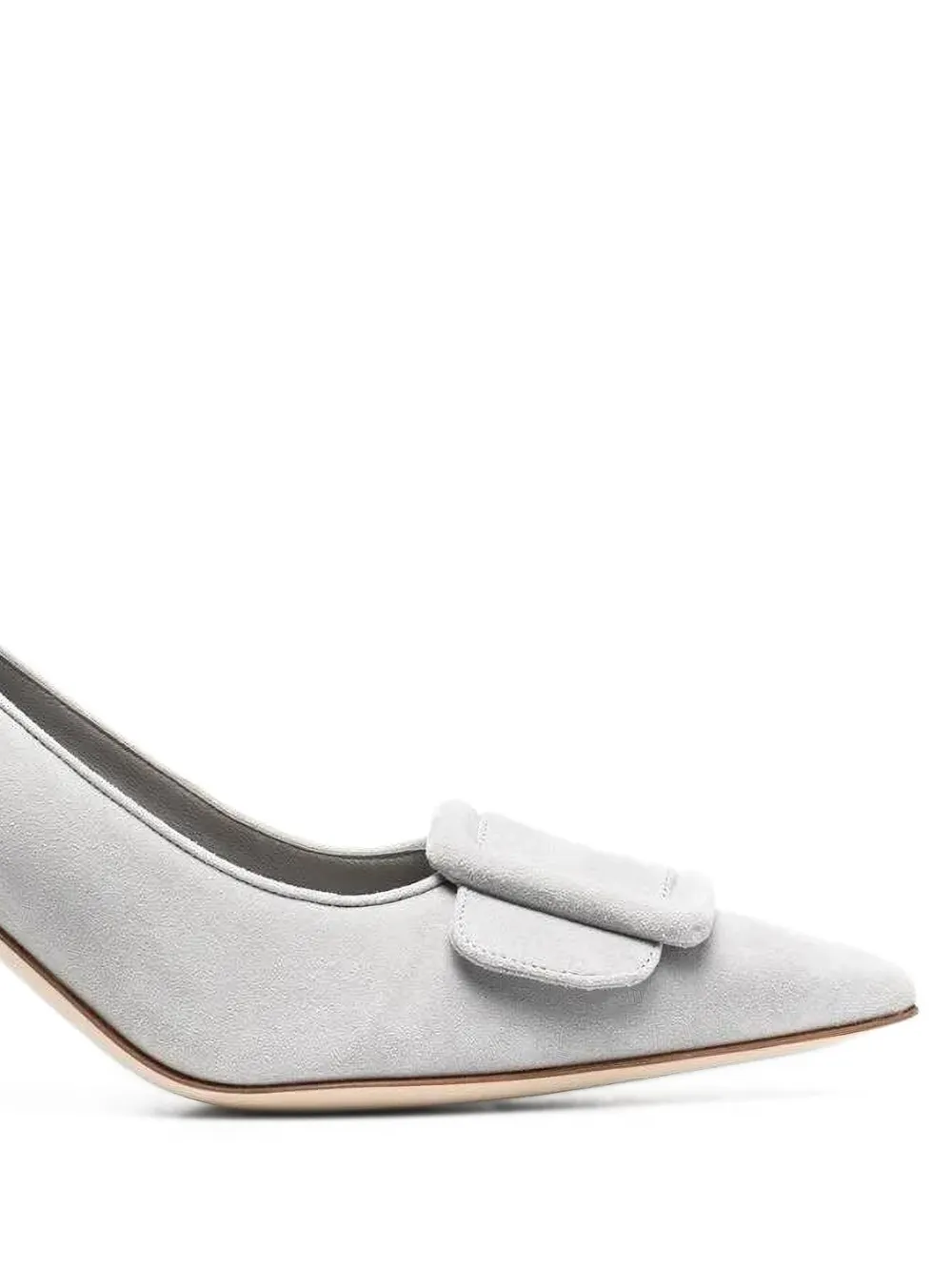 Manolo Blahnik Maysale pumps met gesp Grijs