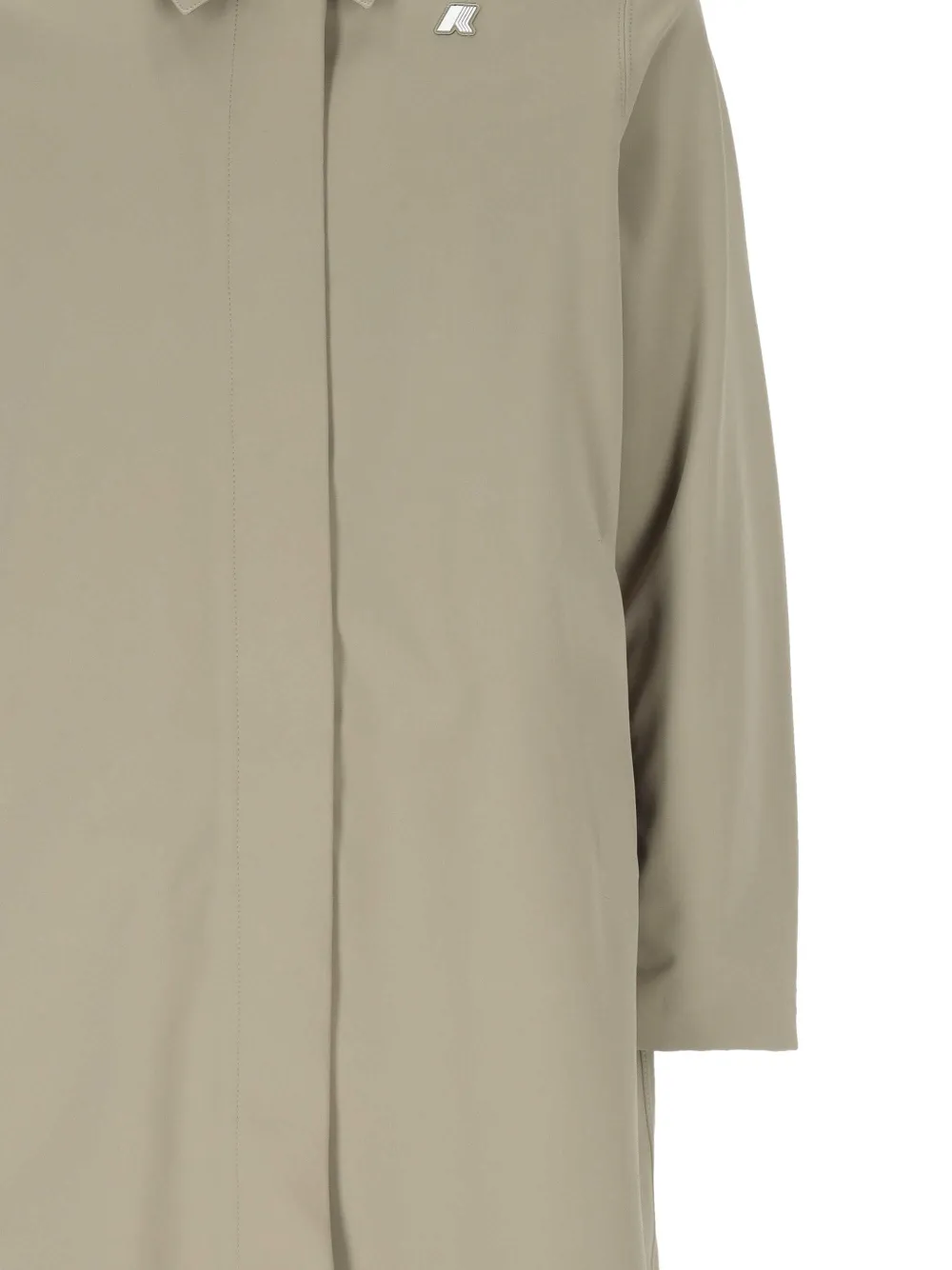  K-way Logo-patch Coat - Neutrals 