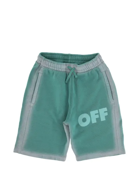 Off-White Kids short décontracté à logo et taille à lien de resserrage