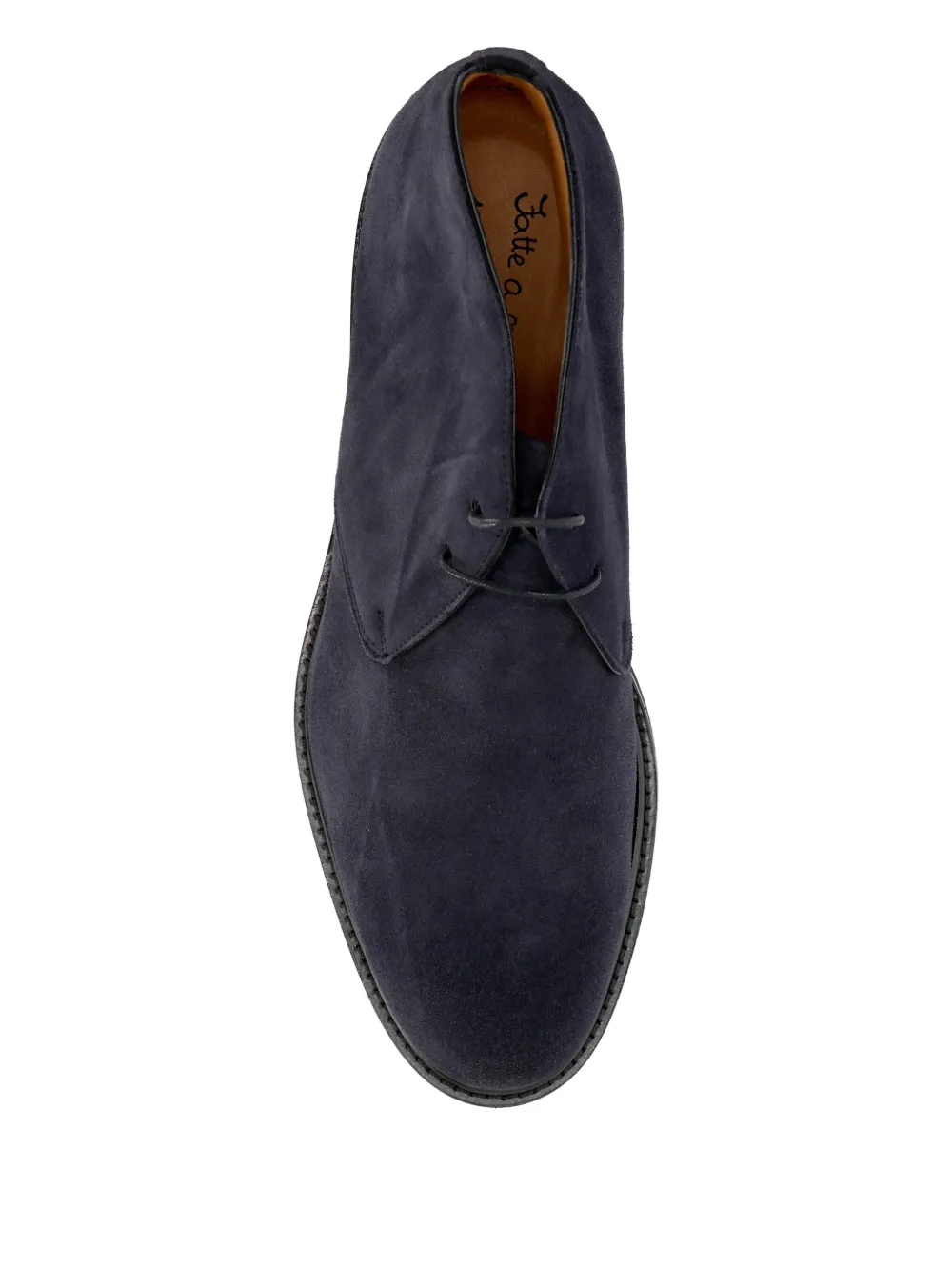 Ortigni lace-up desert boots Blauw