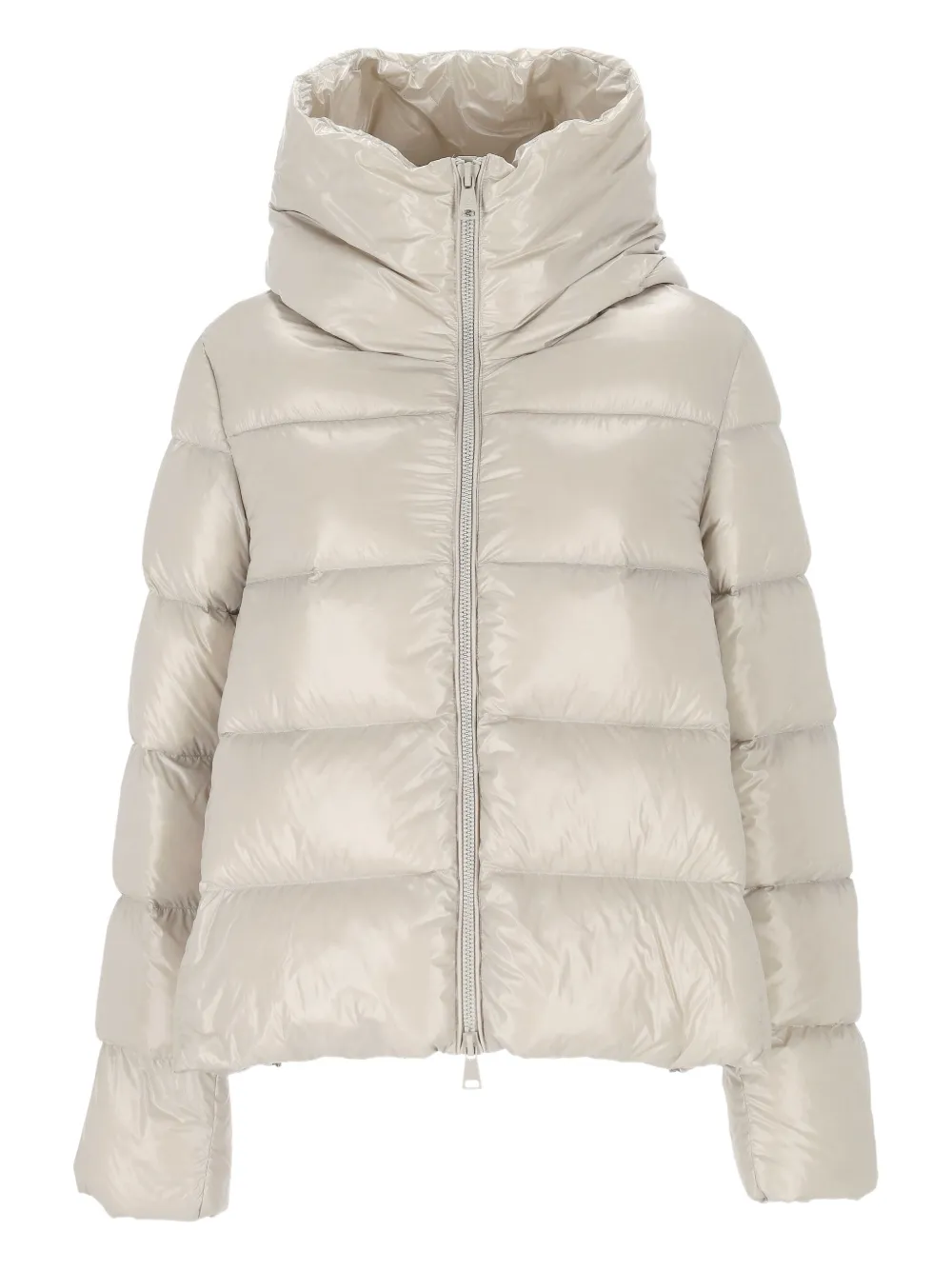 EMMA E GAIA hooded puffer jacket - Toni neutri