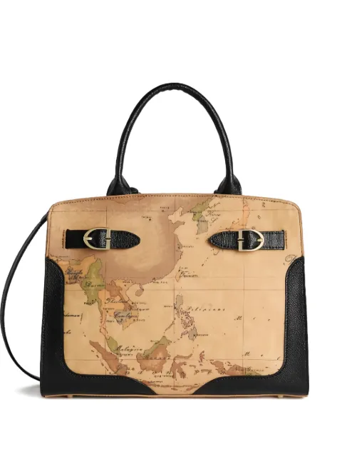 ALVIERO MARTINI 1° CLASSE map-print tote bag