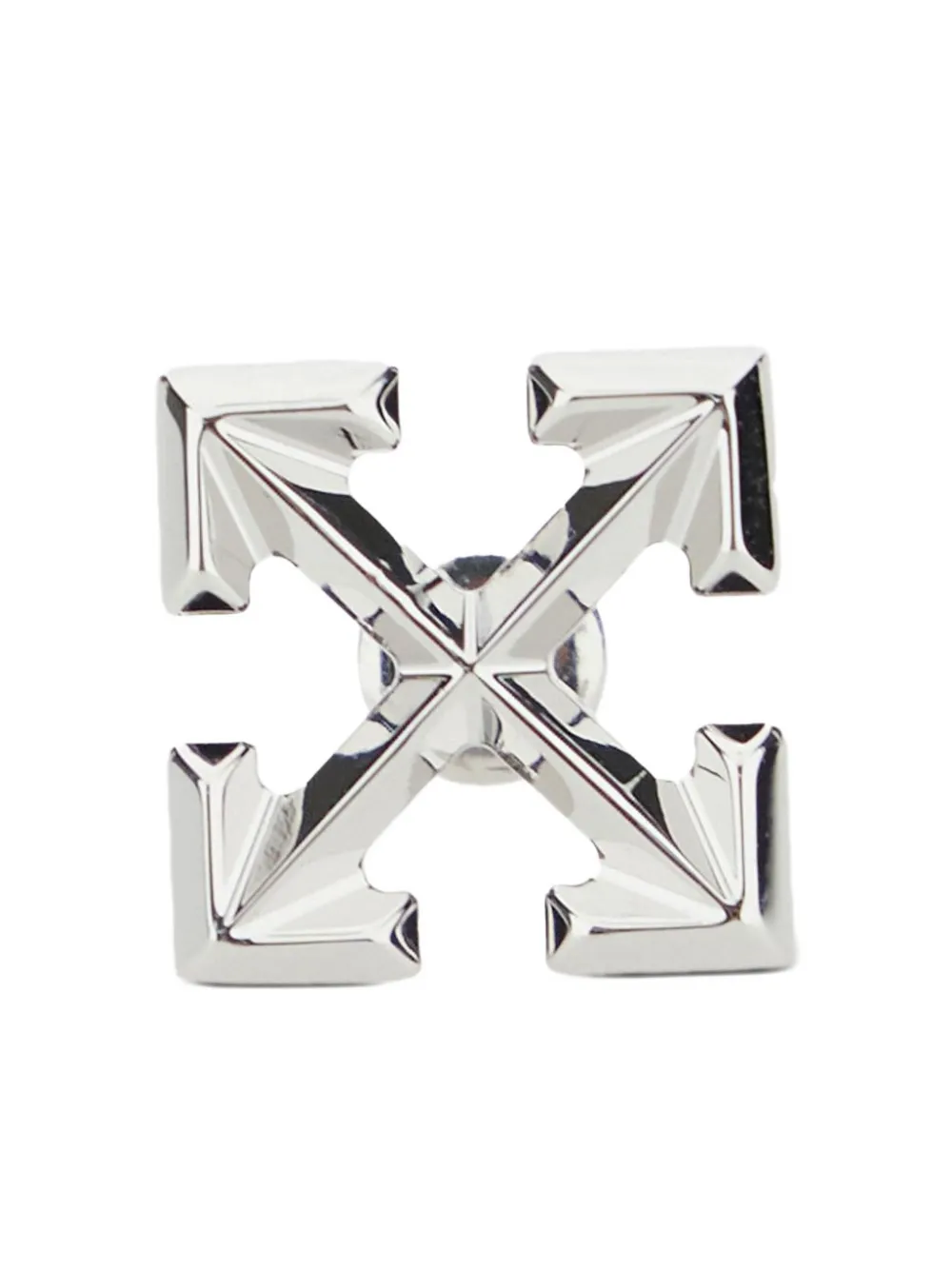 Off-White arrow earring - Argento