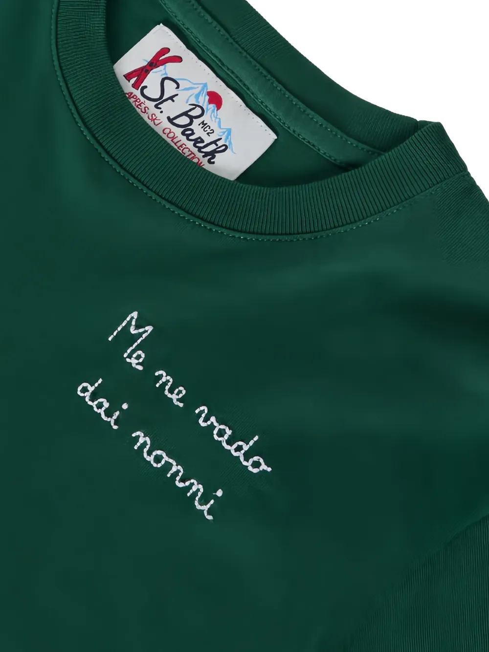  Mc2 Saint Barth Kids Long Sleeve T-shirt - Green 