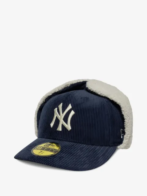 NEW ERA CAP corduroy ear-flap cap