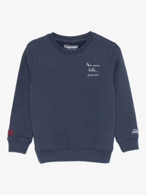 MC2 Saint Barth Kids x Vacanze Di Natale Hutton embroidered sweatshirt