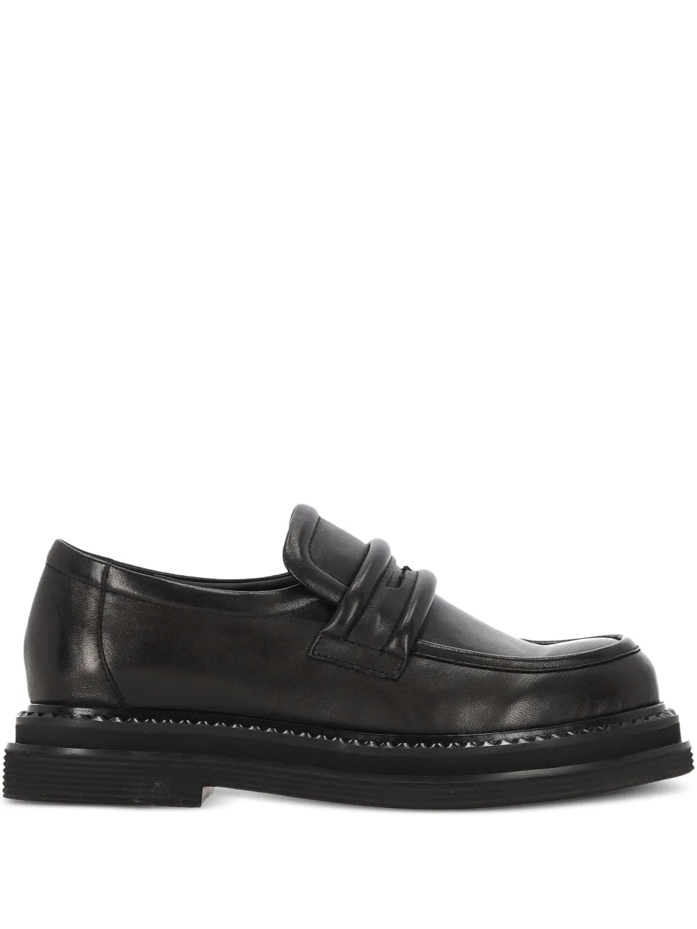Bruno Premi chunky leather loafers - Schwarz