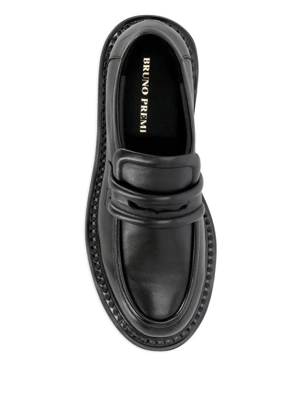 Bruno Premi Leren loafers Zwart