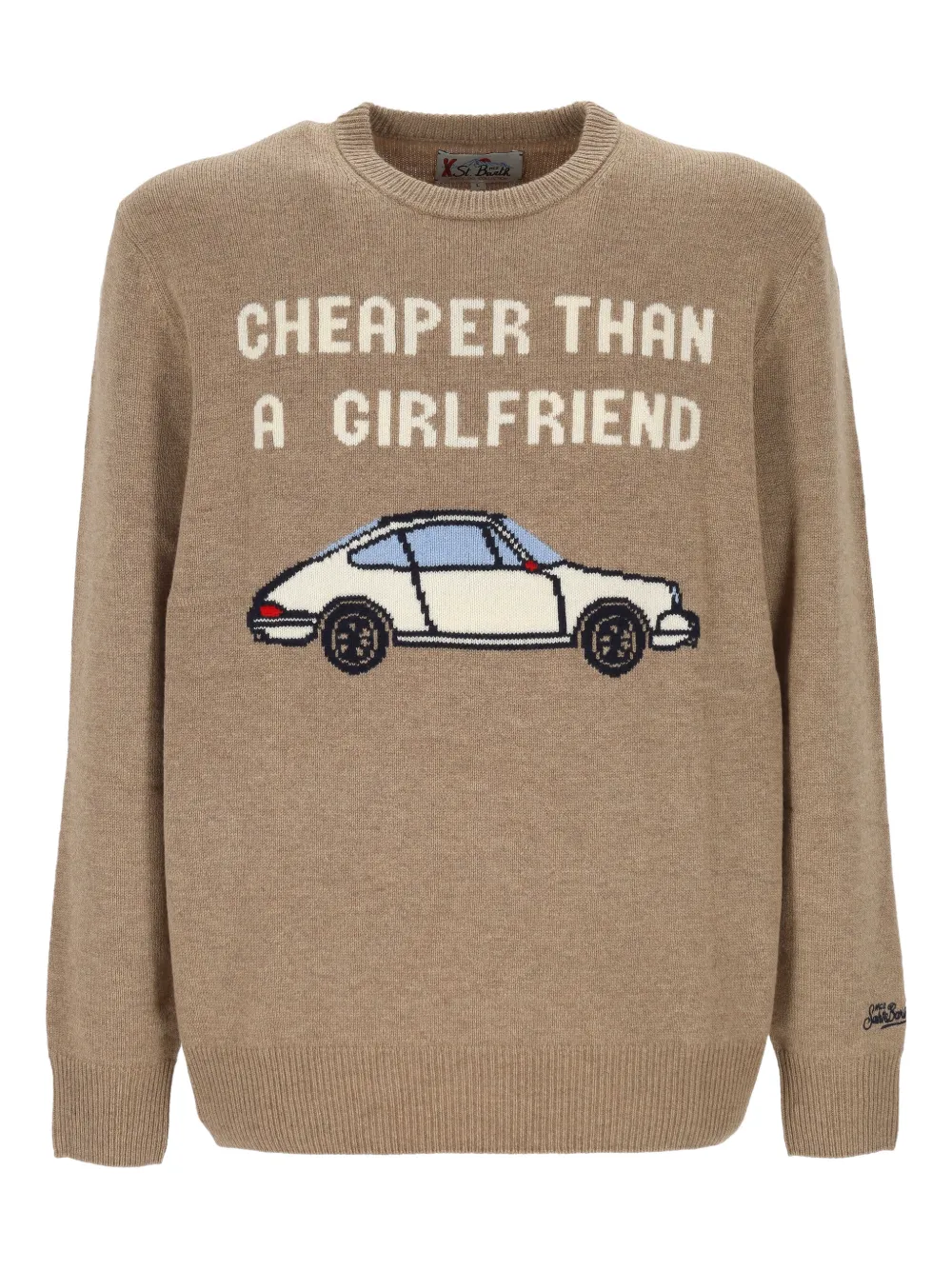 MC2 Saint Barth graphic HERON00312I sweater | Neutrals | Image 1