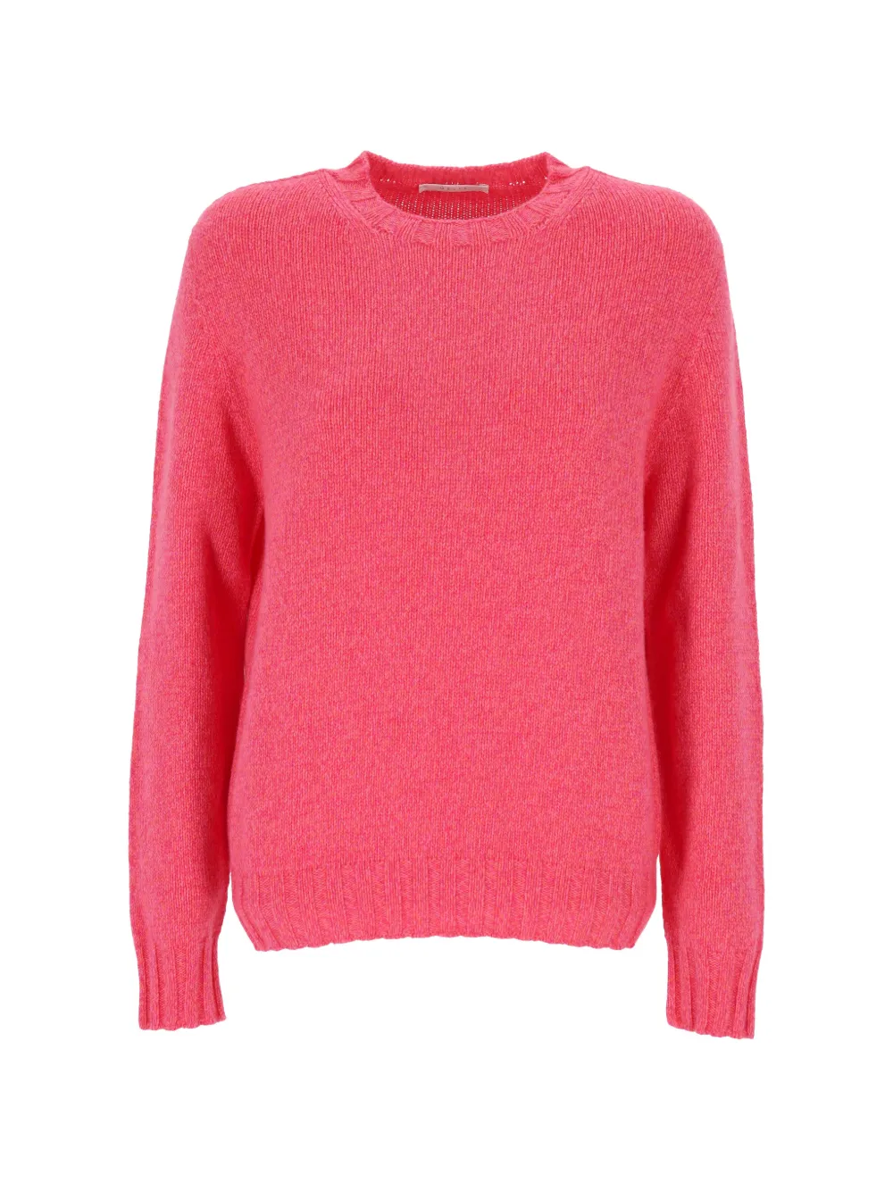 OLIVER LATTUGHI ribbed-trim cashmere sweater - Rosa