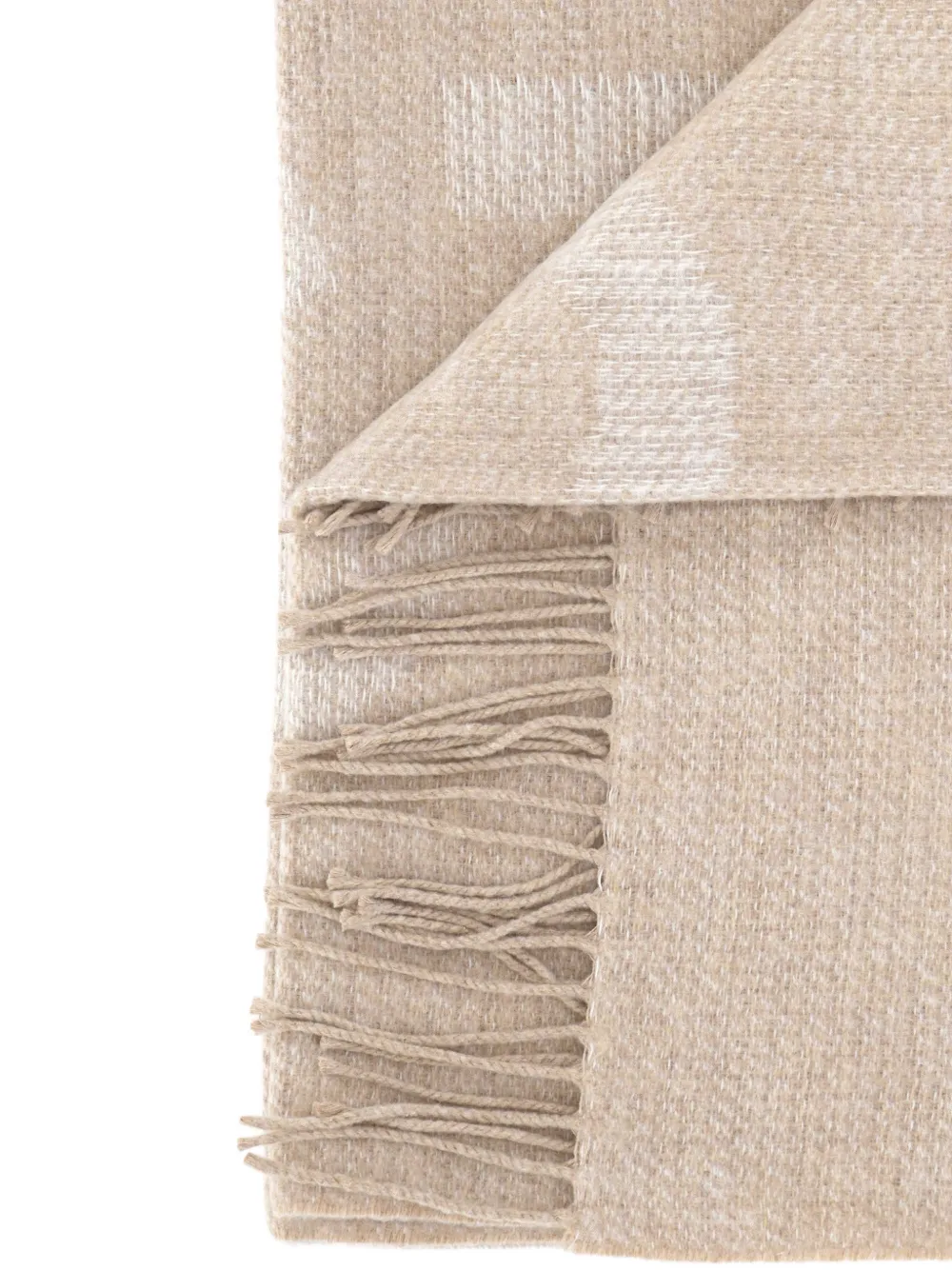 Borbonese fringed scarf | Image 2