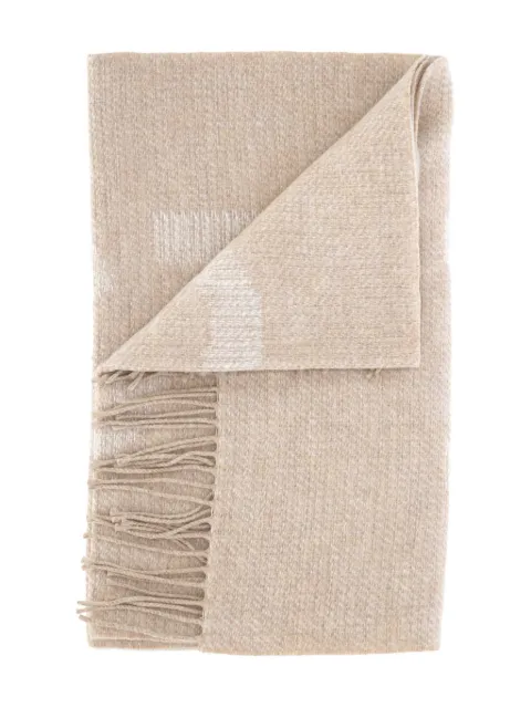 Borbonese fringed scarf