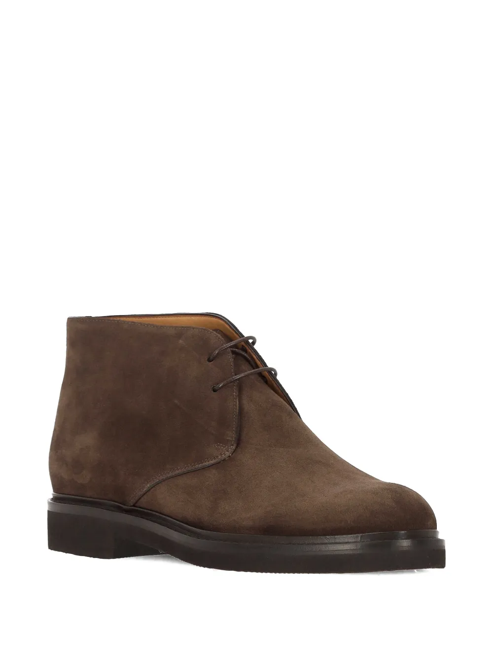 Ortigni brown flat boots | desert boots | Image 2