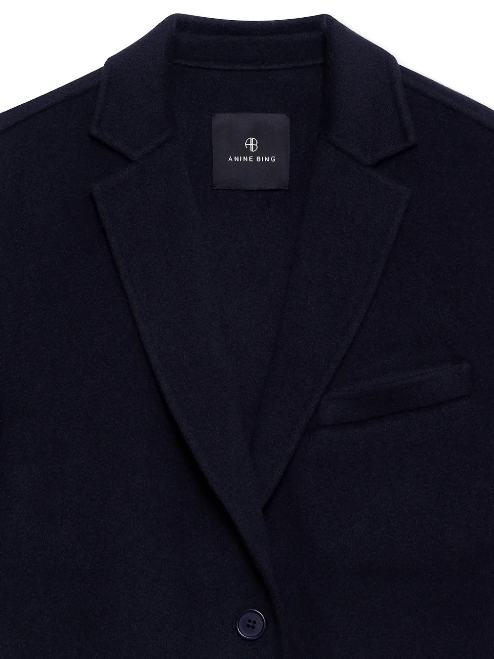 ANINE BING Quinn blazer met knopen Blauw