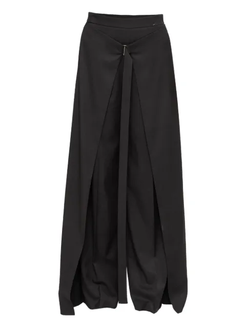 NISSA layered wide-leg trousers