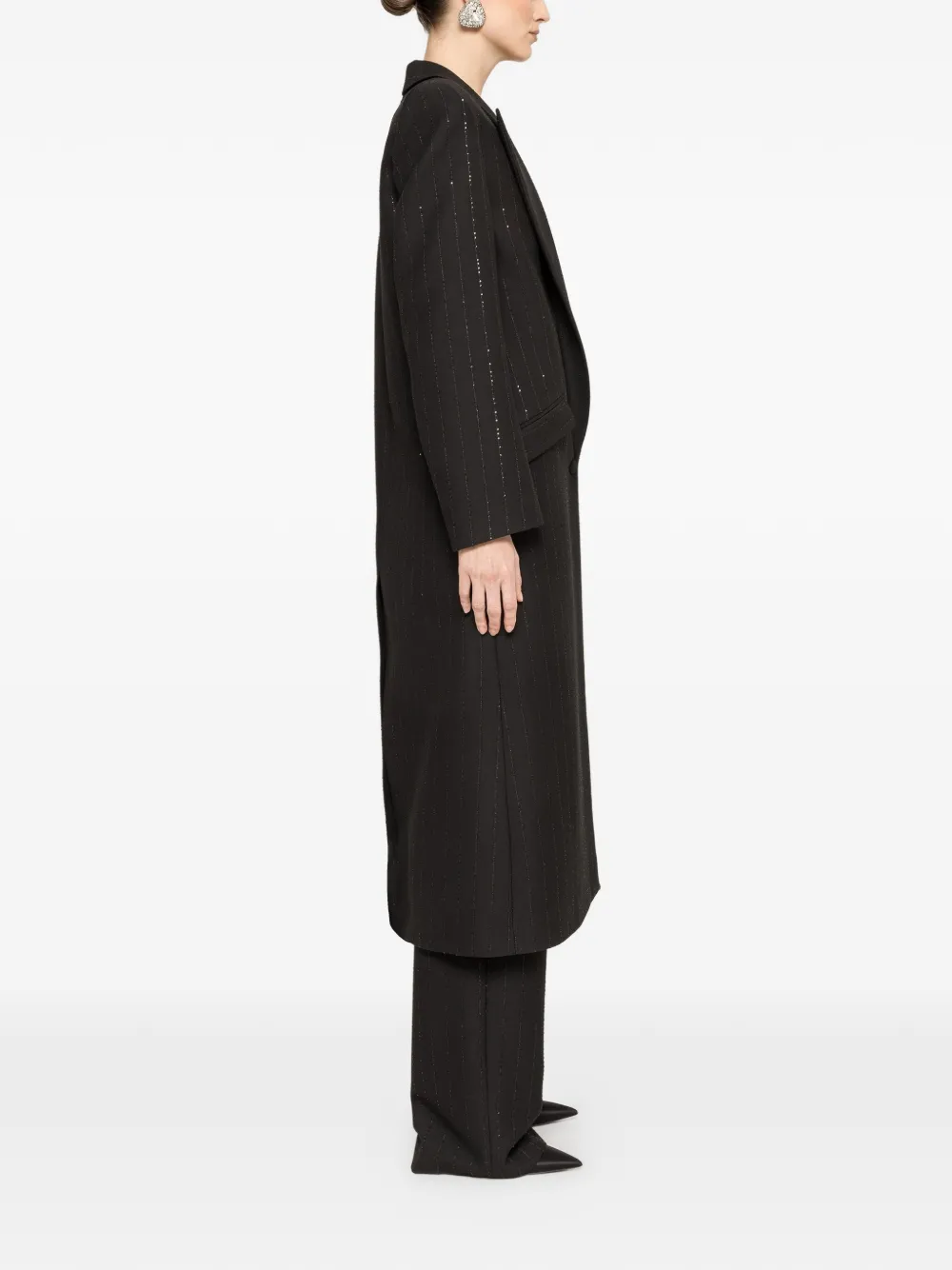 Sequin-Embellished Coat