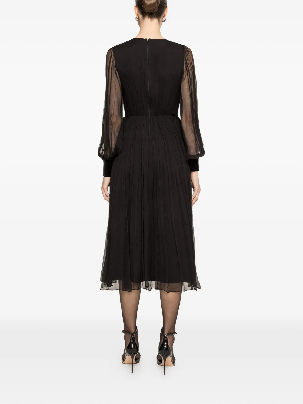 Velvet Bow Midi Dress