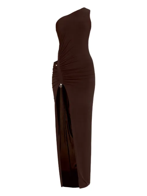 NISSA one-shoulder cut-out maxi dress
