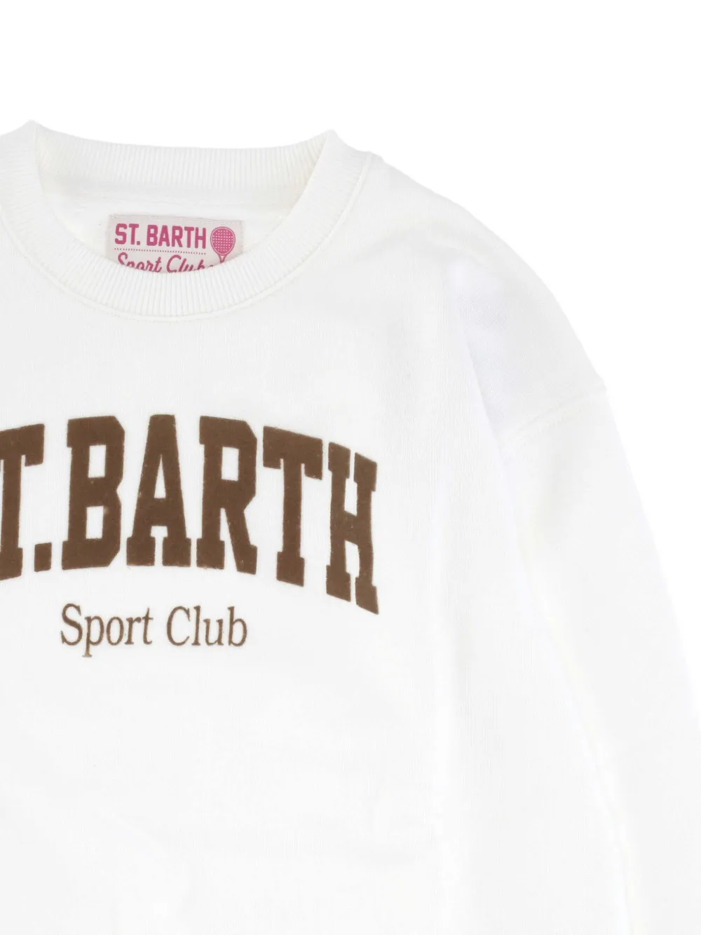  Mc2 Saint Barth Kids Flock Sport Sweater - White 