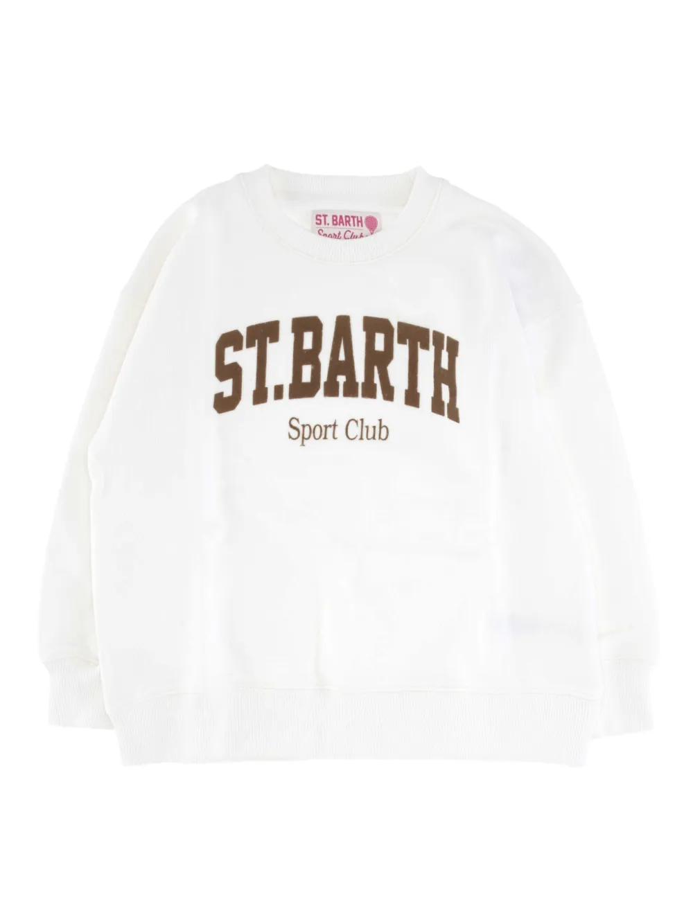 MC2 Saint Barth Kids flock sport sweater - Bianco