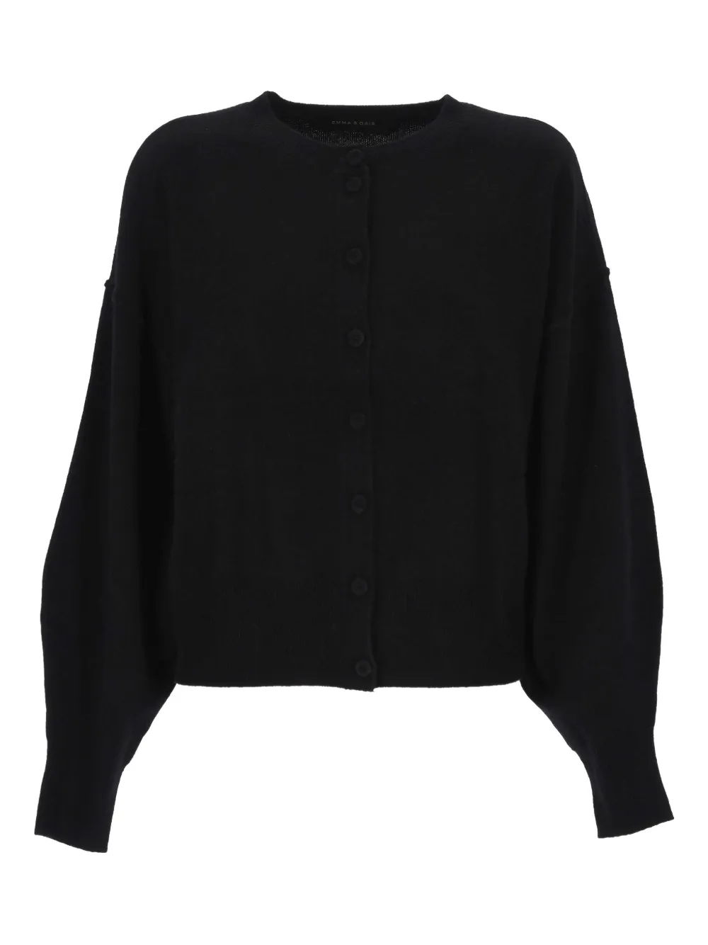 EMMA E GAIA balloon-sleeve cardigan - Nero